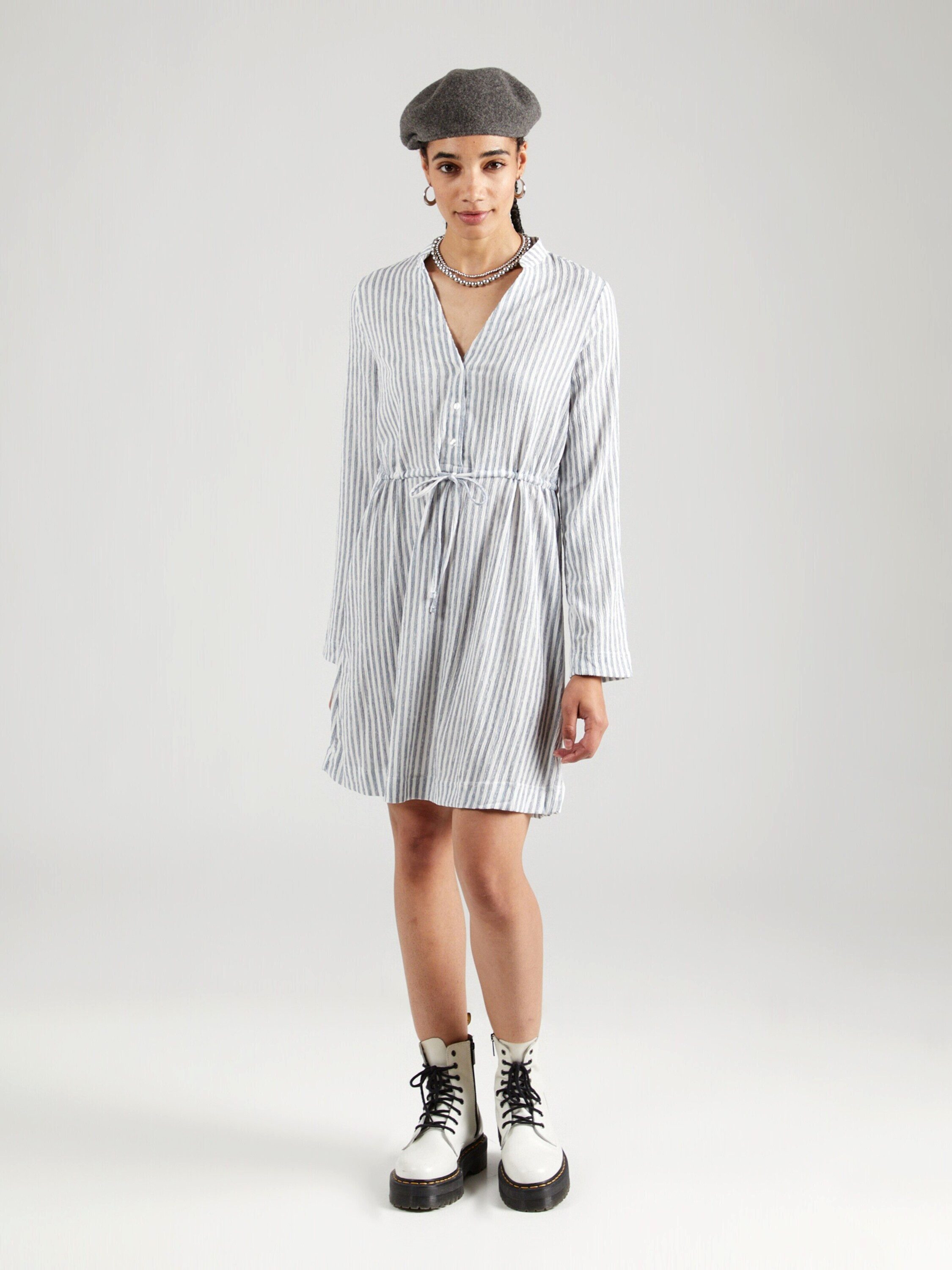 Vero Moda Blusenkleid VMBERTA PIA (1-tlg) Drapiert/gerafft