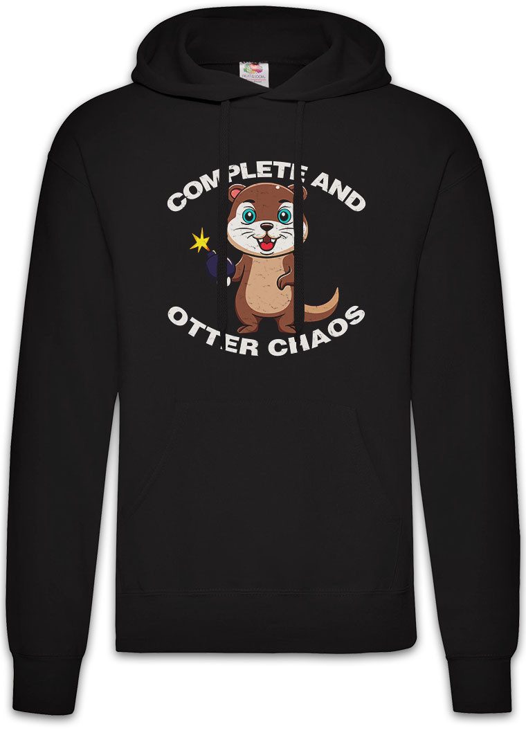 Hoodie Complete And Otter Chaos Herren Hoodie Slogan Spruch Wildlife lontra