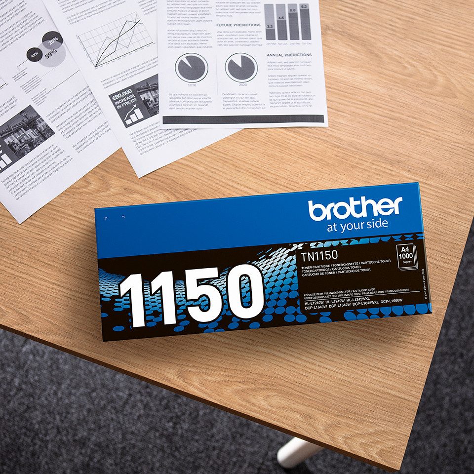 Brother Toner TN-1150 (ca. 1000 Seiten) Tintenpatrone