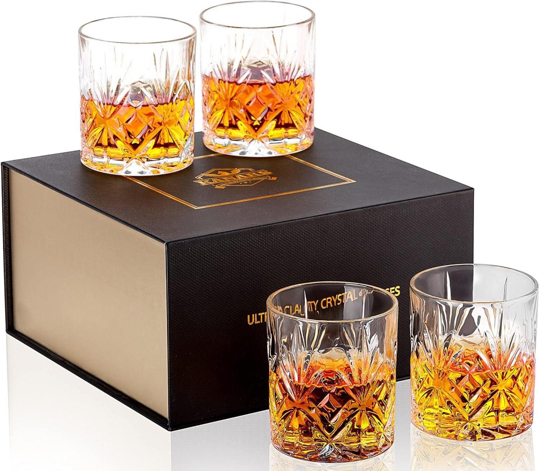 Whiskyglas Whisky Gläser Set Kristallglas Geburtstagsgeschenk Papa Opa 300ml