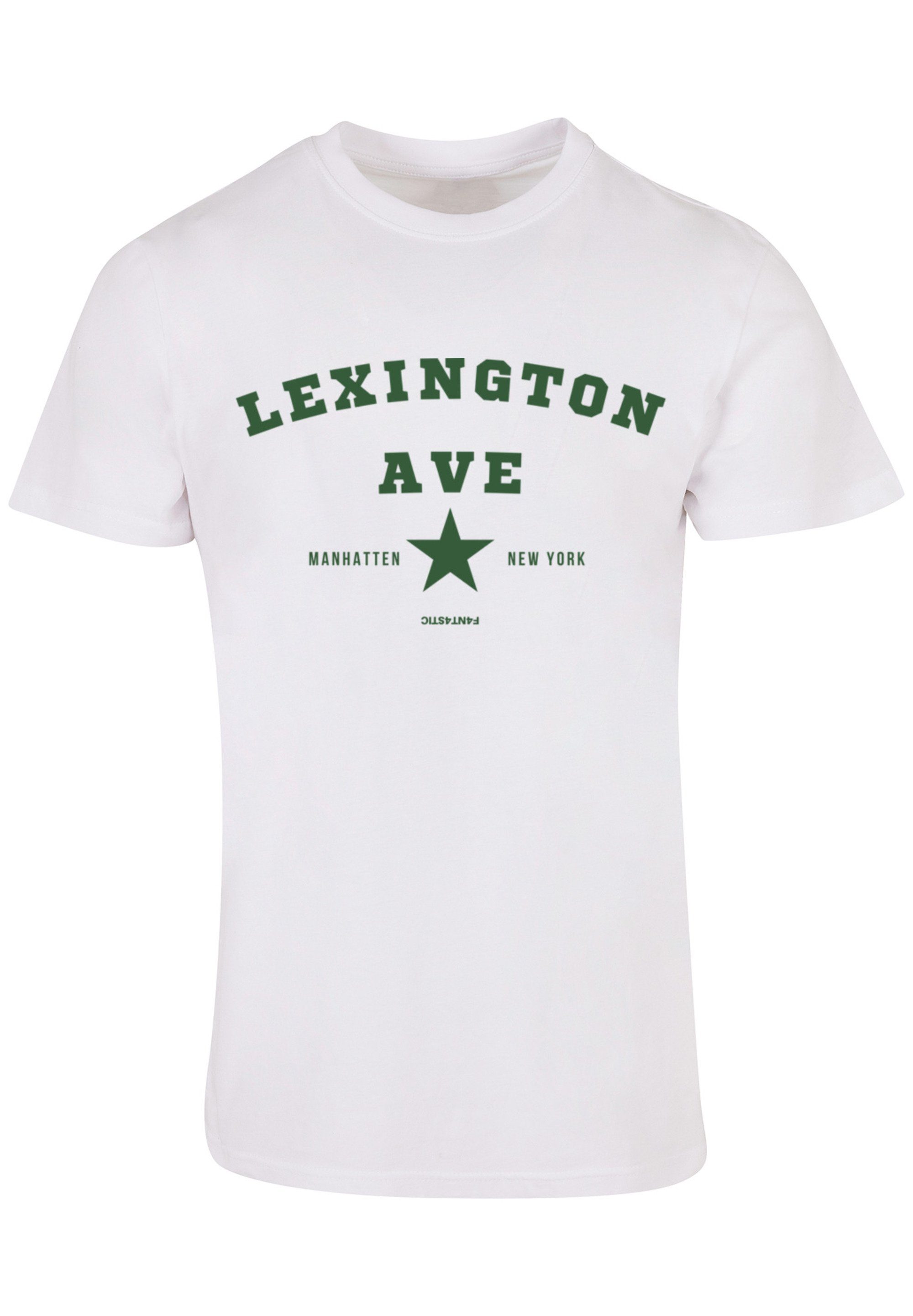 Print F4NT4STIC UNISEX T-Shirt weiß Lexington Ave TEE