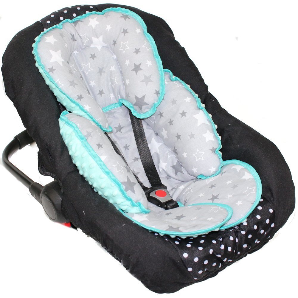 Sitzverkleinerer Sitzverkleinerer MINKY Einlage Baby Kind für Auto Babyschale Einsatz