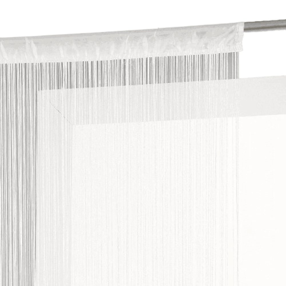 Home-trends24.de Fadenvorhang Türvorhang Fadenvorhang Vorhang Türvorhang Gardine Insektenschutz, Stangendurchzug, halbtransparent