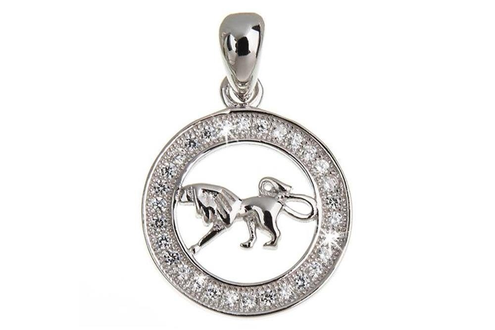 Silberkettenstore Kettenanhänger Anhänger Sternzeichen - 925 Silber