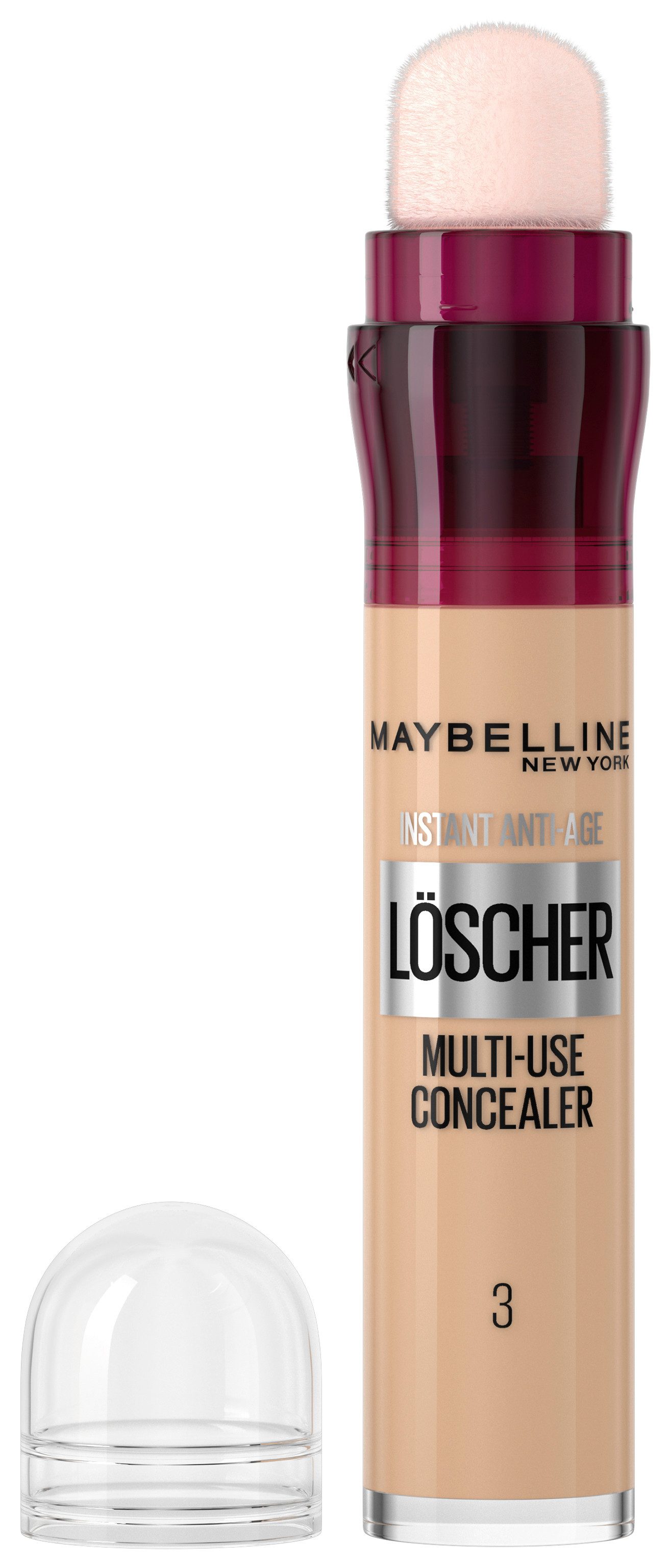 MAYBELLINE NEW YORK Concealer INSTANT ANTI-AGE MULTI-USE CONCEALER, für sichtbar straffere Haut und einen ebenmäßigen Teint