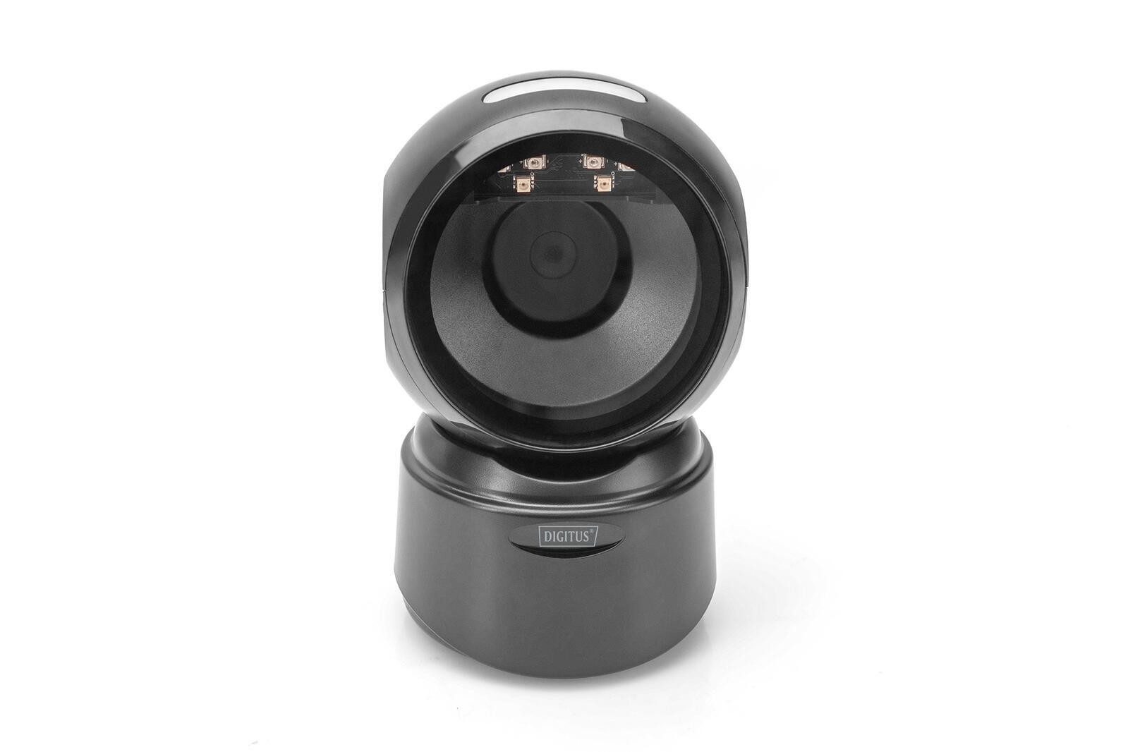 Digitus 1D 2D Desktop USB Barcode Scanner, QR-Code kompati Handscanner