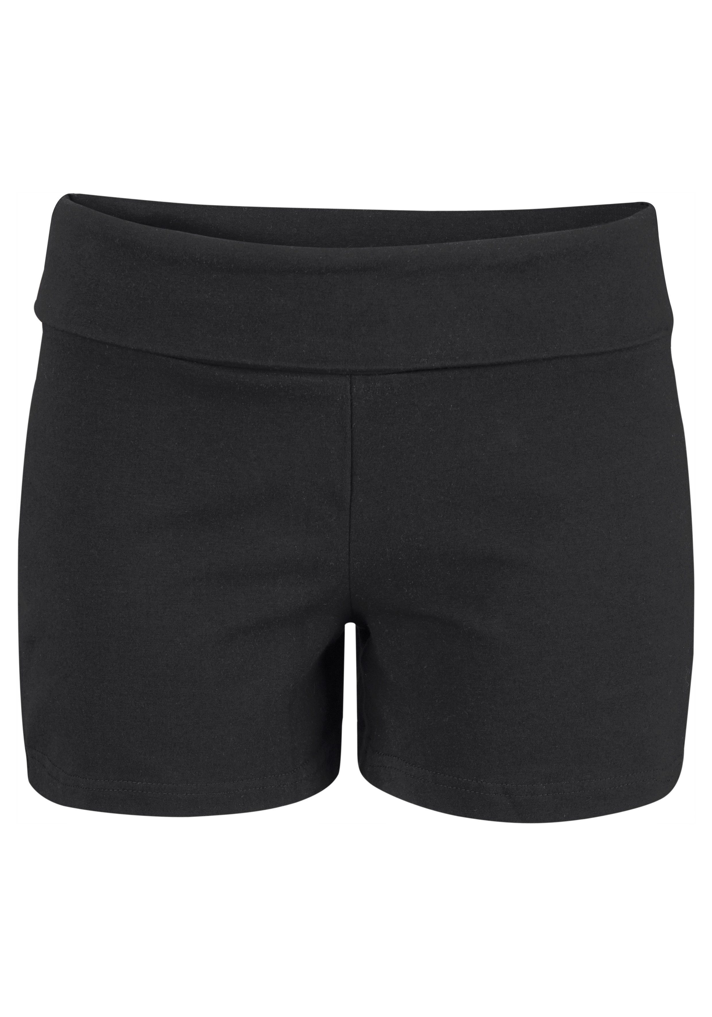 Strandshorts, schwarz Hose, kurze Beachtime Basic