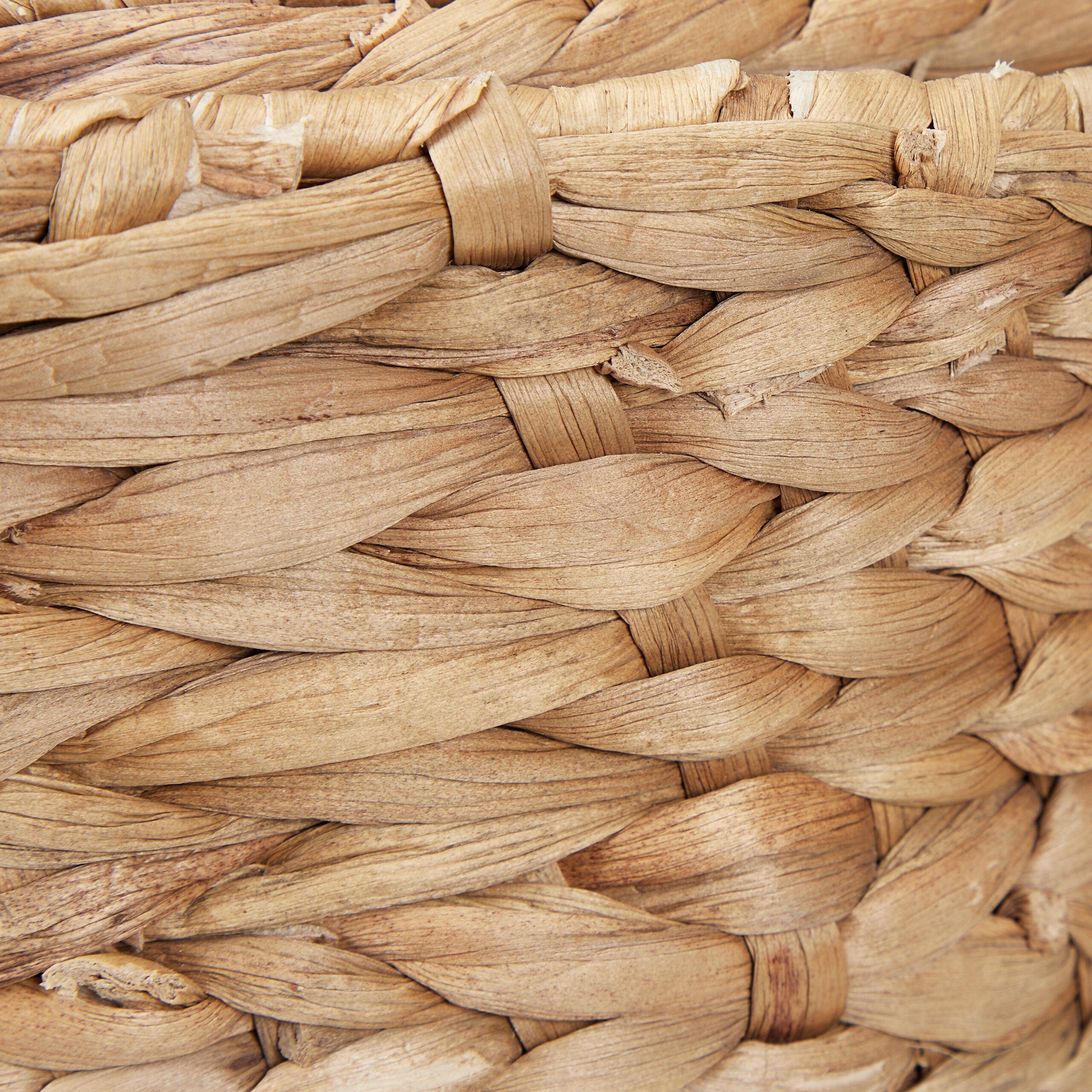 relaxdays Aufbewahrungskorb 3x Aufbewahrungskörbe Wasserhyazinthe