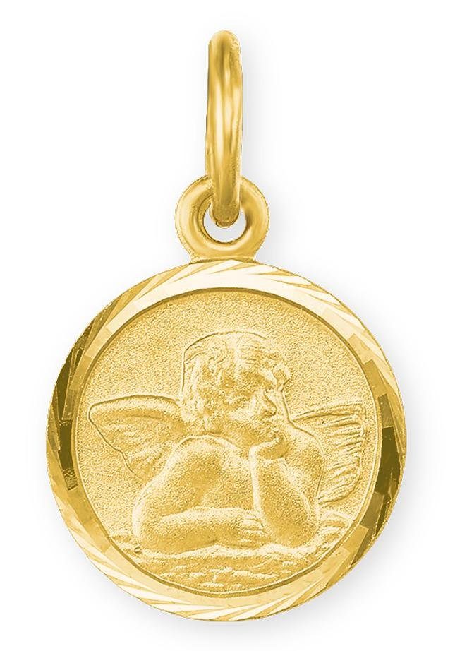 Amor Kettenanhänger Schutzengel, 9039012, Gold 585