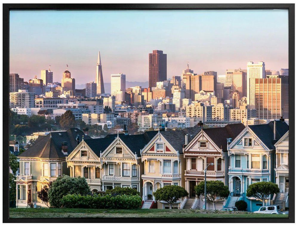 Wall-Art Poster Skyline San Francisco, St), Städte Wandposter (1 Bild, Wandbild, Poster