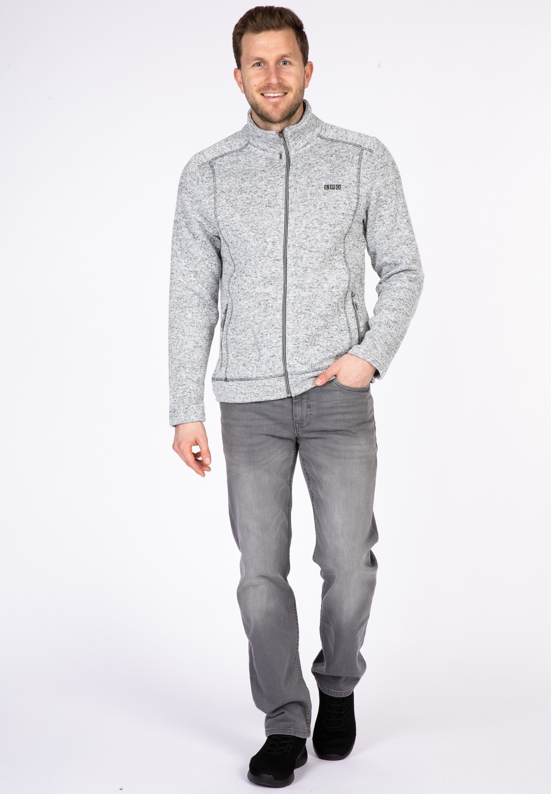 DEPROC Active Strickfleecejacke KIRKVALE X MEN günstig online kaufen