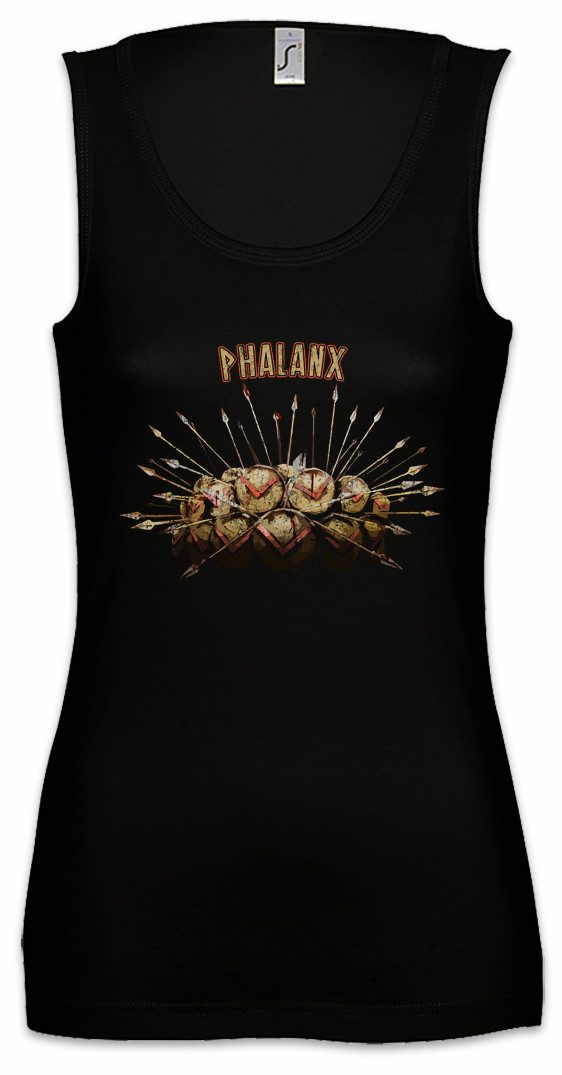 Tanktop Phalanx Ärmelloses Damen T-Shirt Helmet Leonidas 300 Sparta Spartans