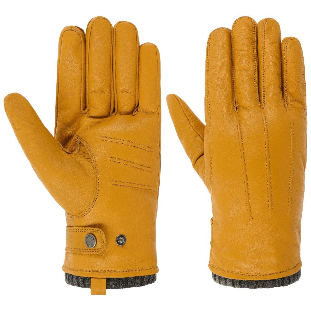 Stetson Lederhandschuhe (1-St) Handschuhe mit Futter