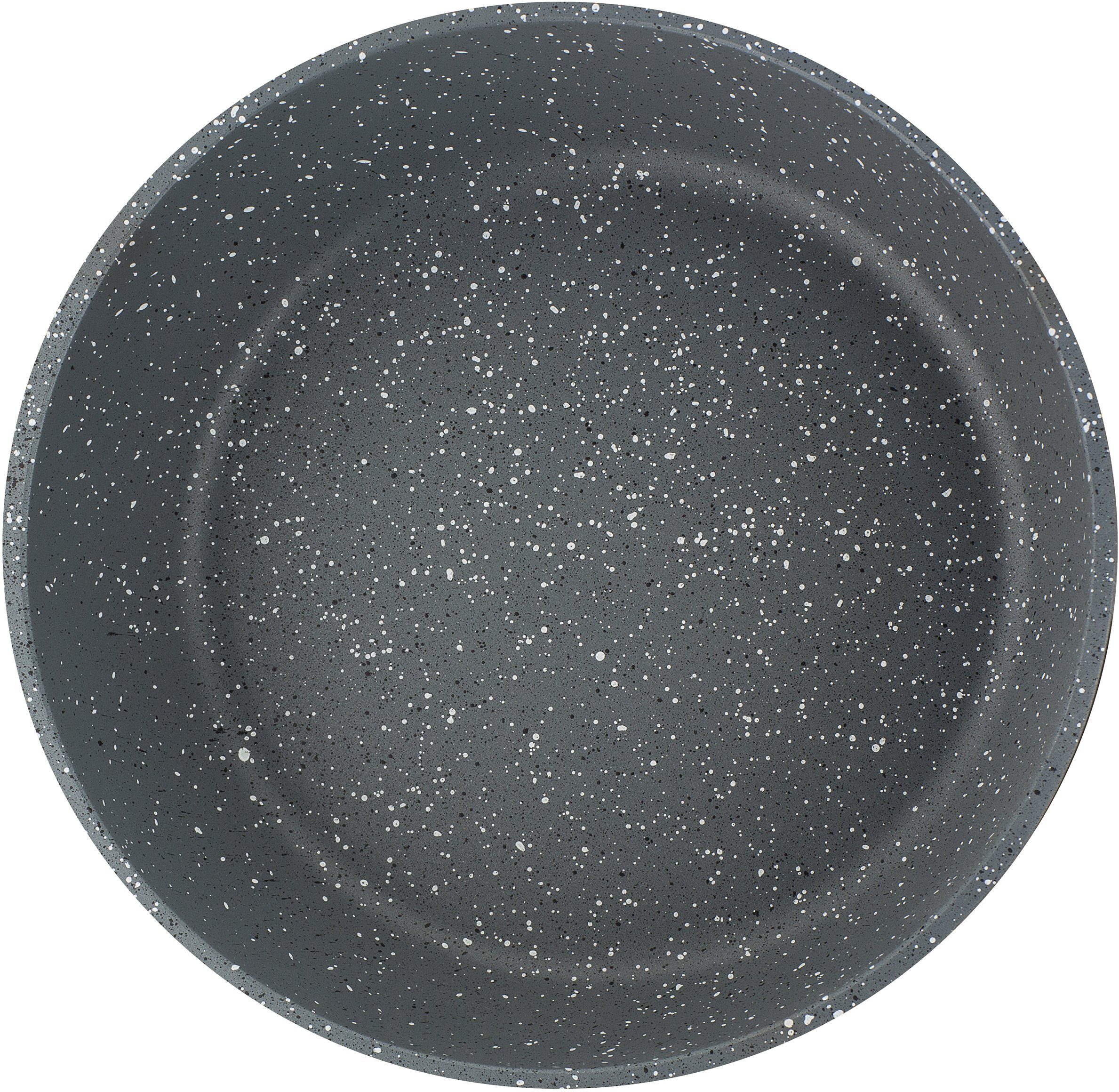 GSW Bratpfanne Gourmet Granit, Aluminiumguss (1-tlg), mit VITAFLON® GRANIT Antihaft-Versiegelung, Induktion