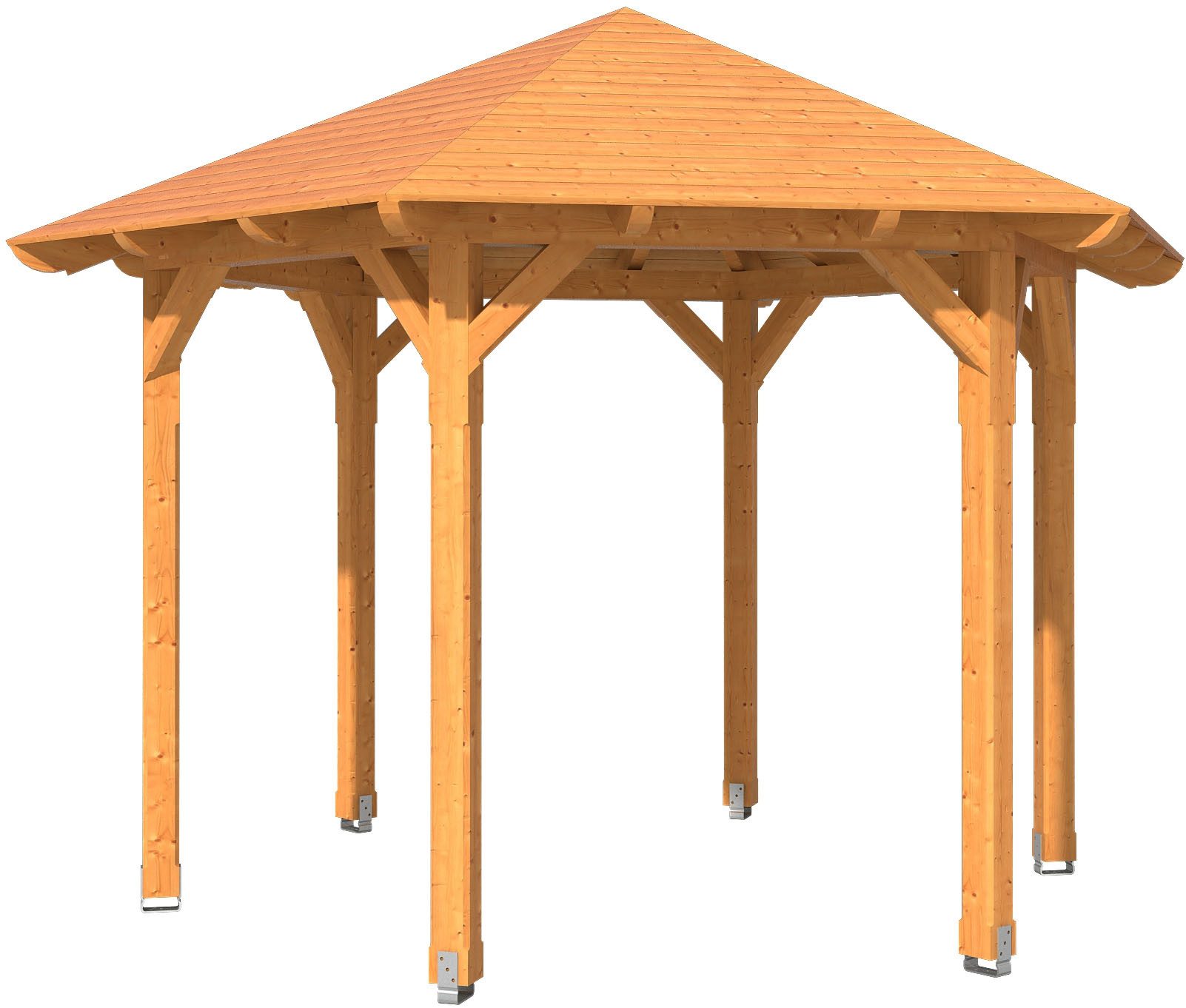 Skanholz Holzpavillon Colmar 2, Douglasie, 333 x 288 cm