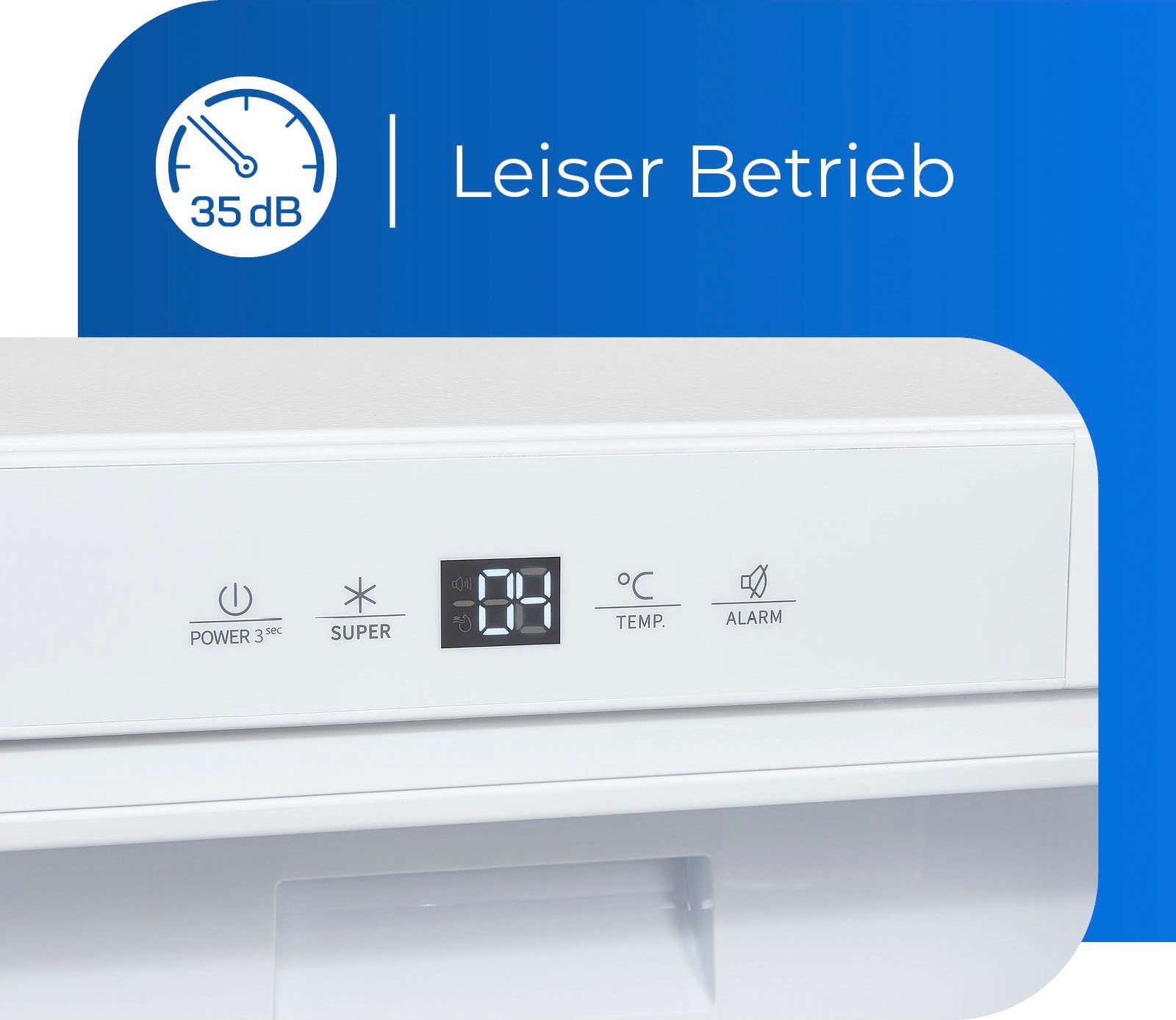 exquisit Einbaukühlschrank UKS130-4-FE-010D, 81,8 cm hoch, 59,5 cm breit