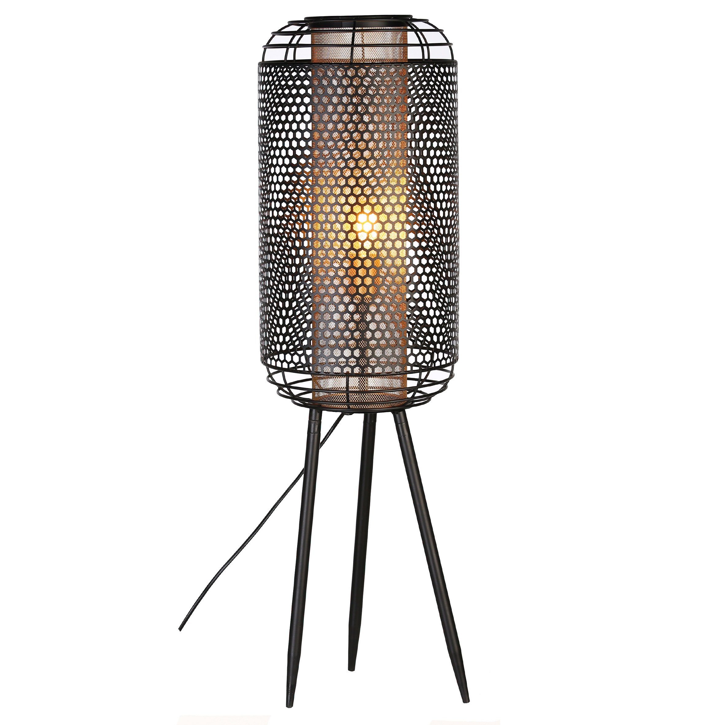 GILDE Stehlampe GILDE Stehlampe Industrial - schwarz - H. 93cm x D. 27cm günstig online kaufen