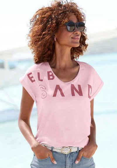 Elbsand T-Shirt aus weichem Jersey, Kurzarmshirt, sportlich und bequem