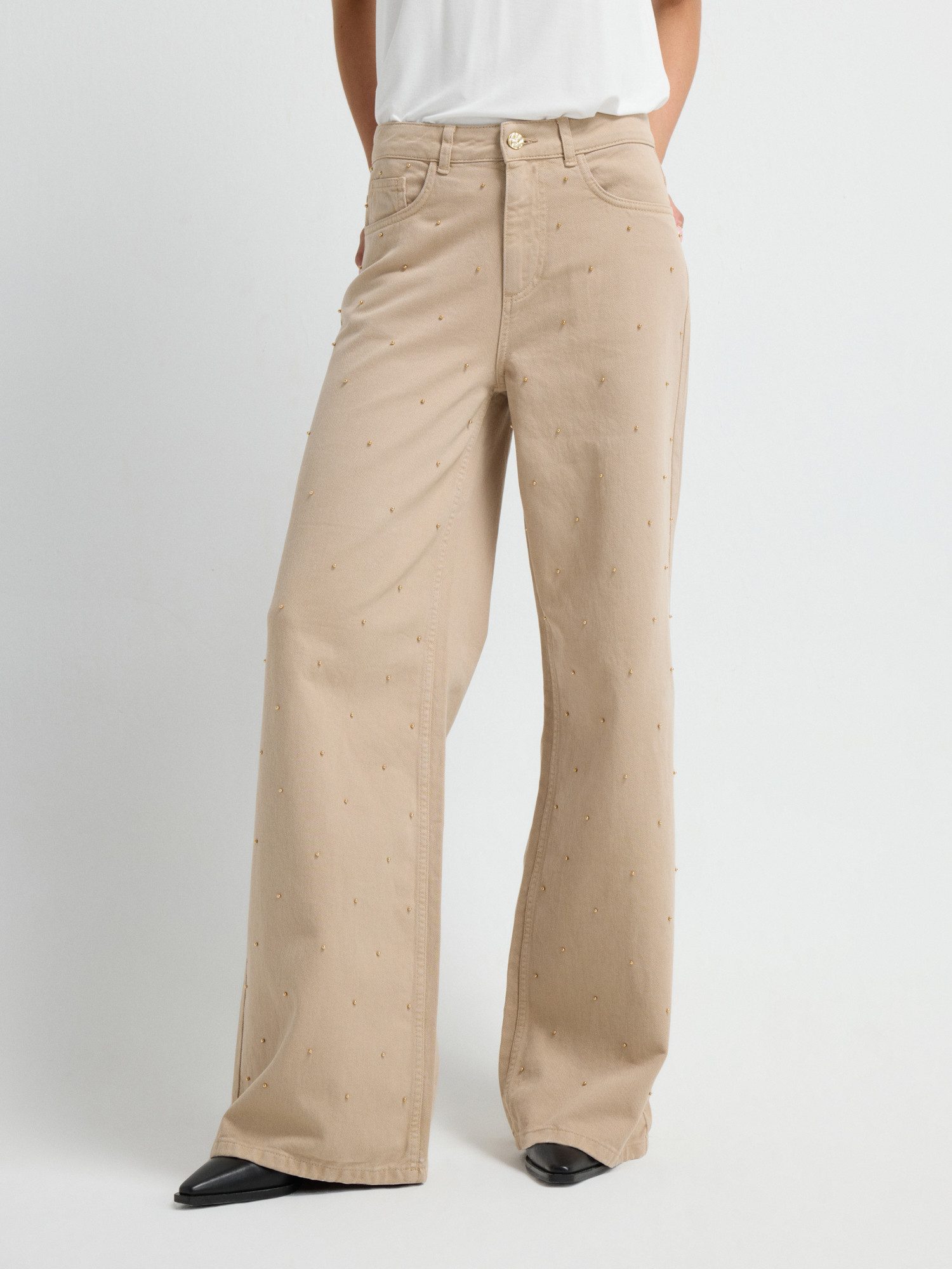 adL Bequeme Jeans Verzierte Jeanshose