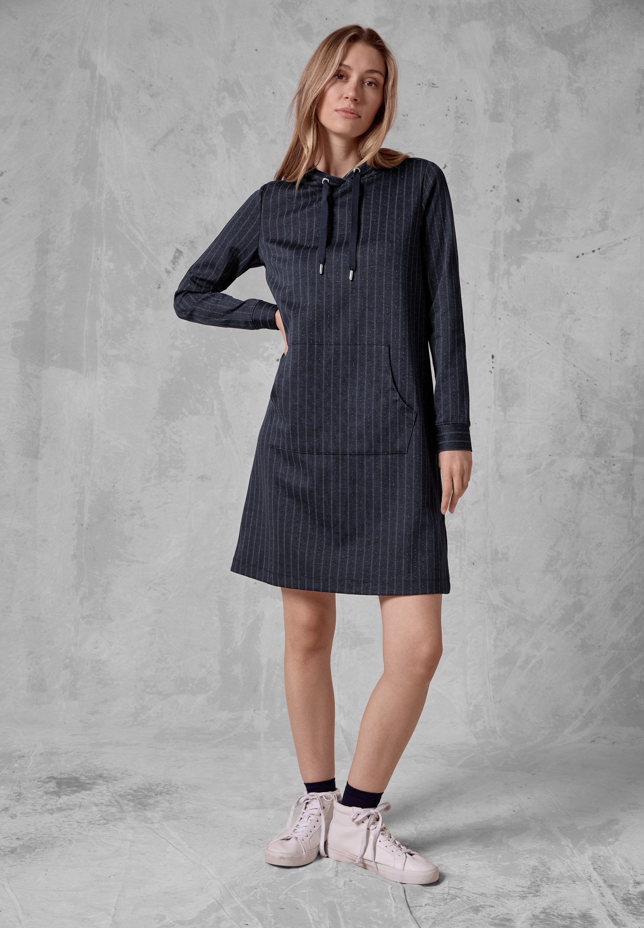 CECIL Jerseykleid mit Kapuze