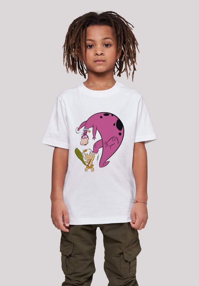 Die T-Shirt Merch,Jungen,Mädchen,Bedruckt F4NT4STIC And Kinder,Premium Unisex Familie Bamm Dino T-Shirt Feuerstein Bamm