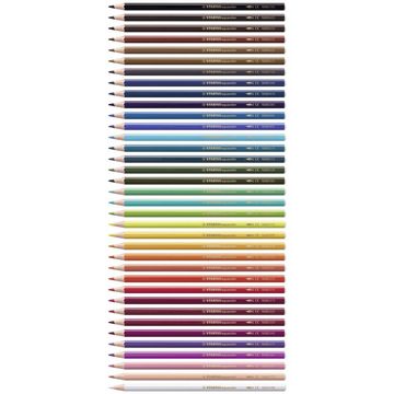 STABILO Buntstift Aquarell-Buntstift, aquacolor 36er Pack mit 36 verschiedenen Farben