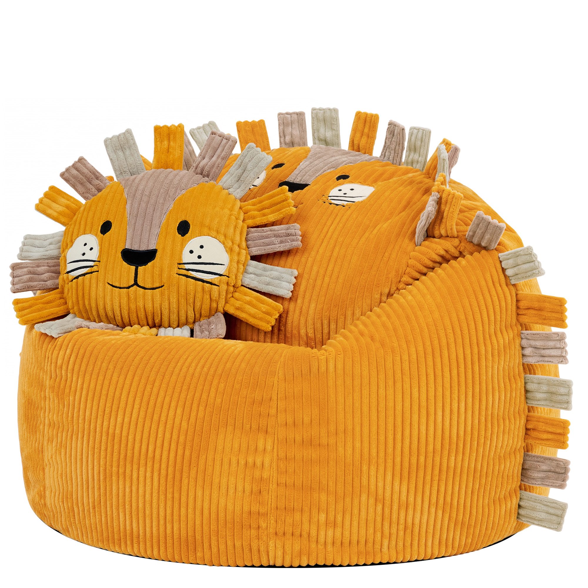 icon Sitzsack Kinder aus Cord Tierfreunde, Made in Germany, für Kinderzimmer