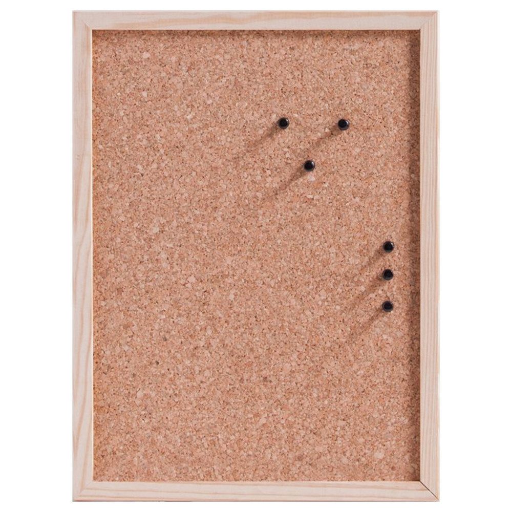 Basera® Pinnwand Pinnwand aus Kork und Kiefernholz, (1-tlg), 30 x 40 cm – Bild 3 von 5