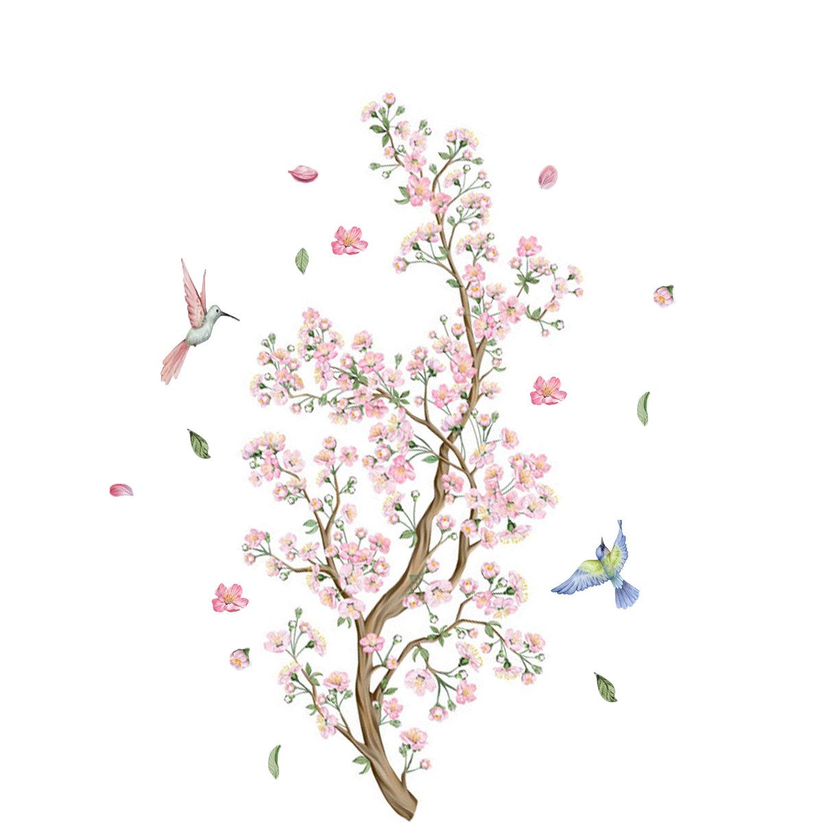 Coonoor Wandtattoo Pink Floral Wandtattoo, Pfirsichbaum günstig online kaufen