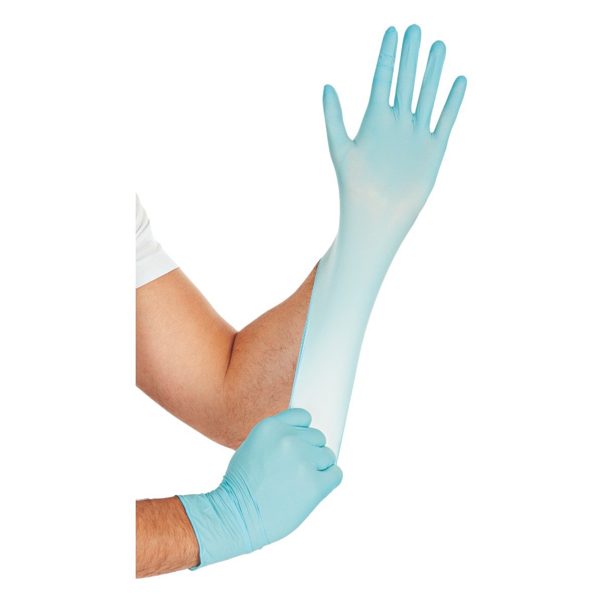 Franz Mensch Neoprenhandschuhe Hygostar Neo Stretch Pro, puderfrei, Türkis, 100 Stück Extrem elastisch und besitzt einer Dehnbarkeit von über 1.000%.