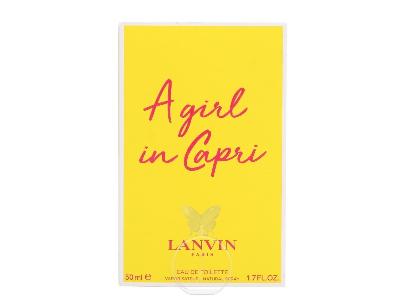 Capri Girl LANVIN Lanvin Toilette 50 de ml, Eau Eau de in 1-tlg. A Toilette