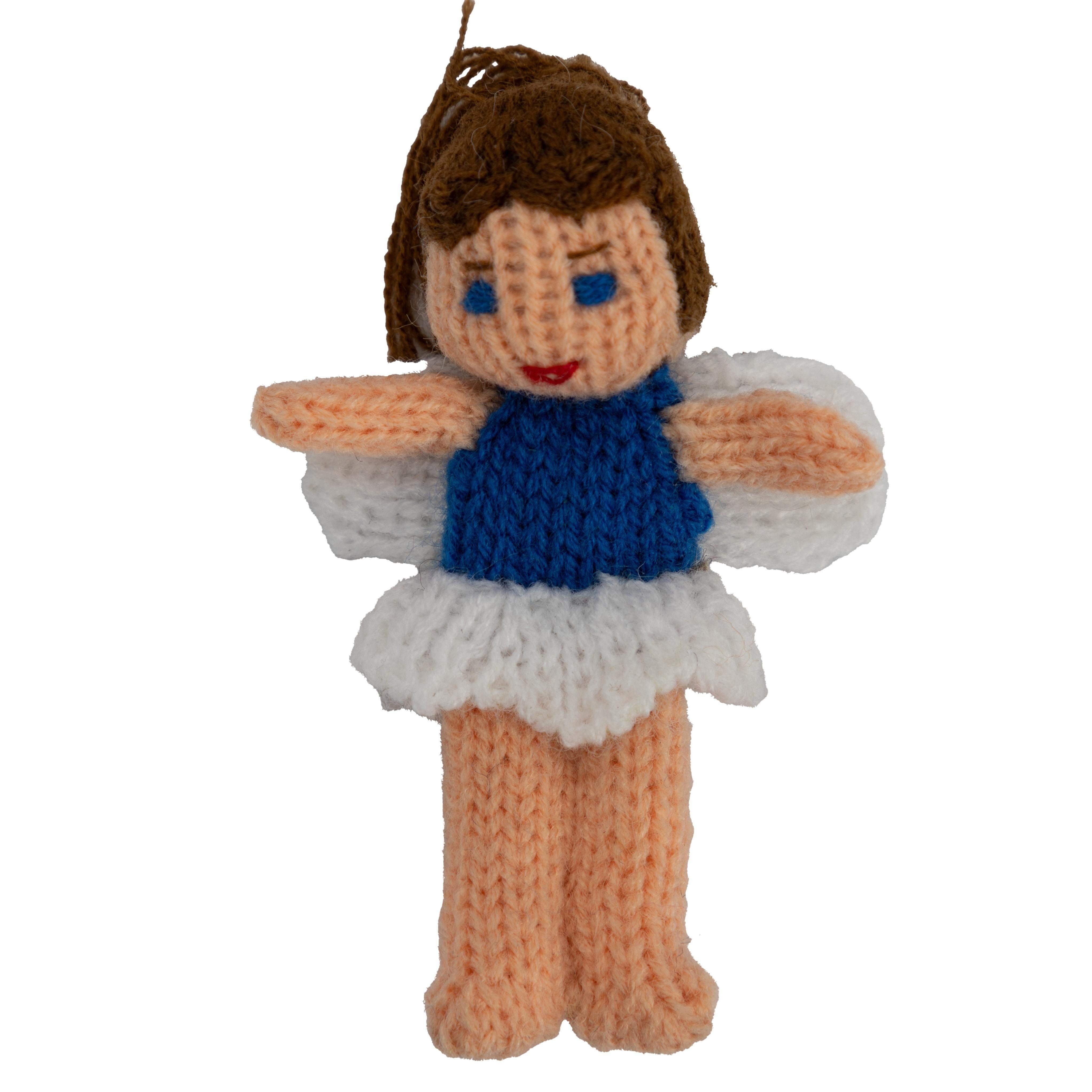 El Puente Fingerpuppe Gestrickte Fingerpuppe "Elfe", Handmade, Handmade