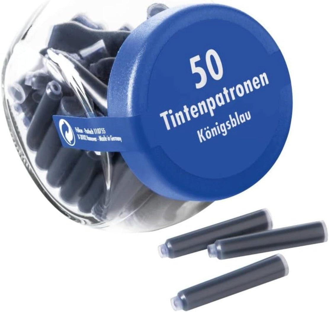 Pelikan Zeichenkasten Pelikan Картриджи Königsblau - Premium Qualität im praktischen 50