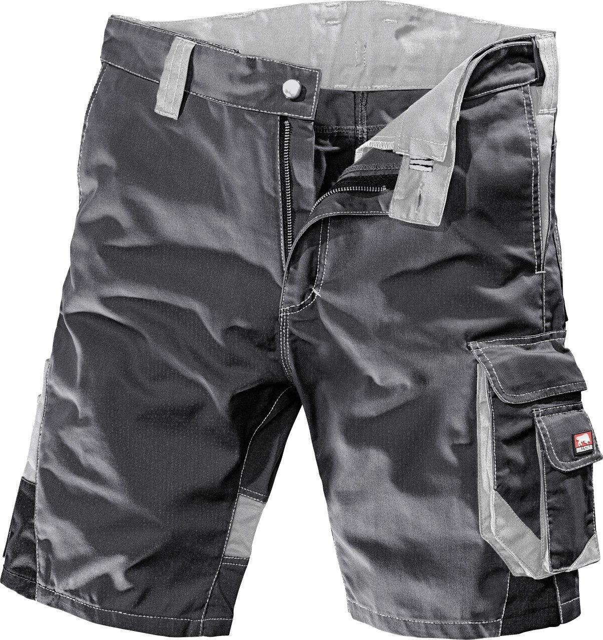 Bullstar Arbeitshose Bullstar kurze Arbeitshose WORXTAR schwarz/grau