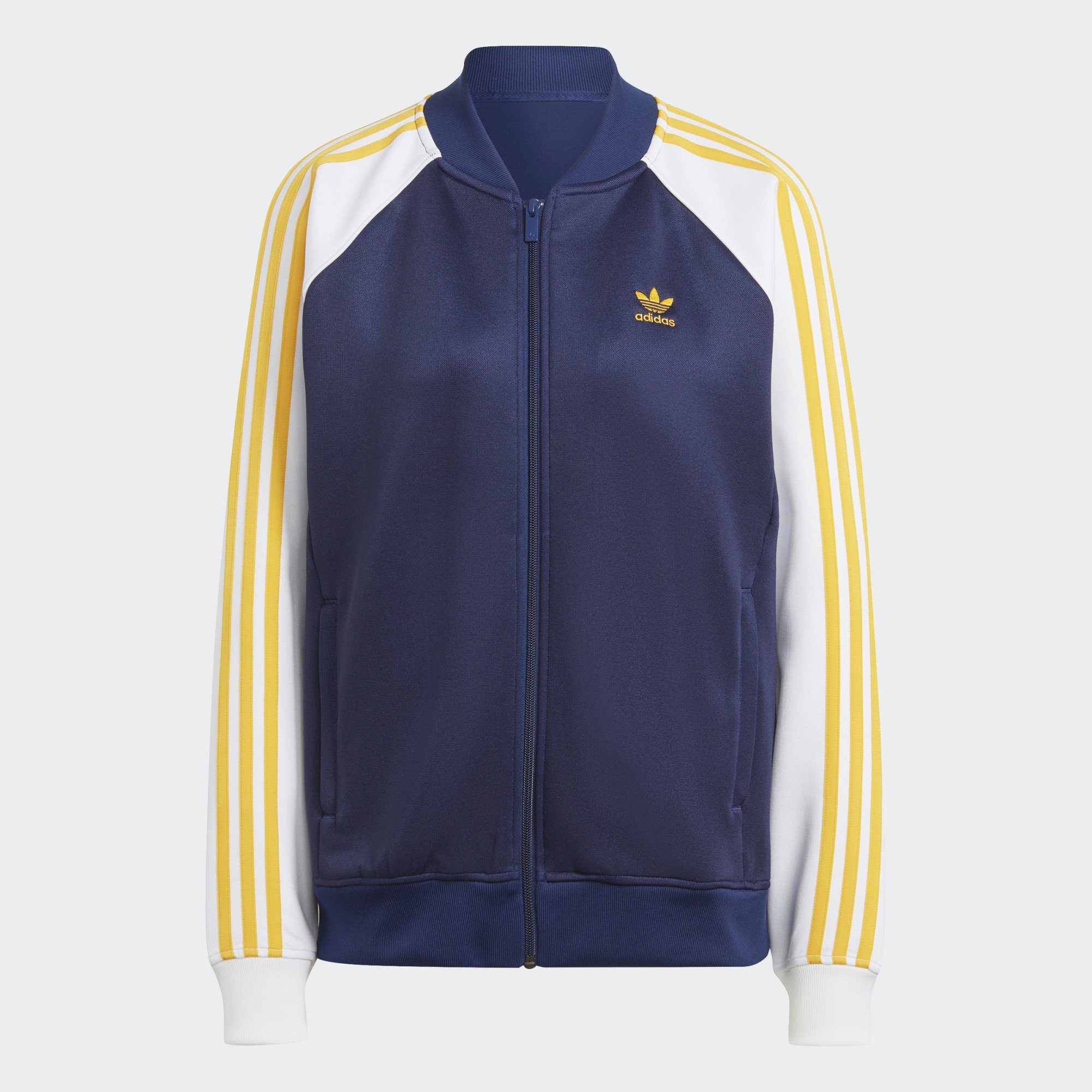 adidas Originals SST Blue ADICOLOR JACKE Trainingsjacke CLASSICS ORIGINALS OVERSIZED Dark