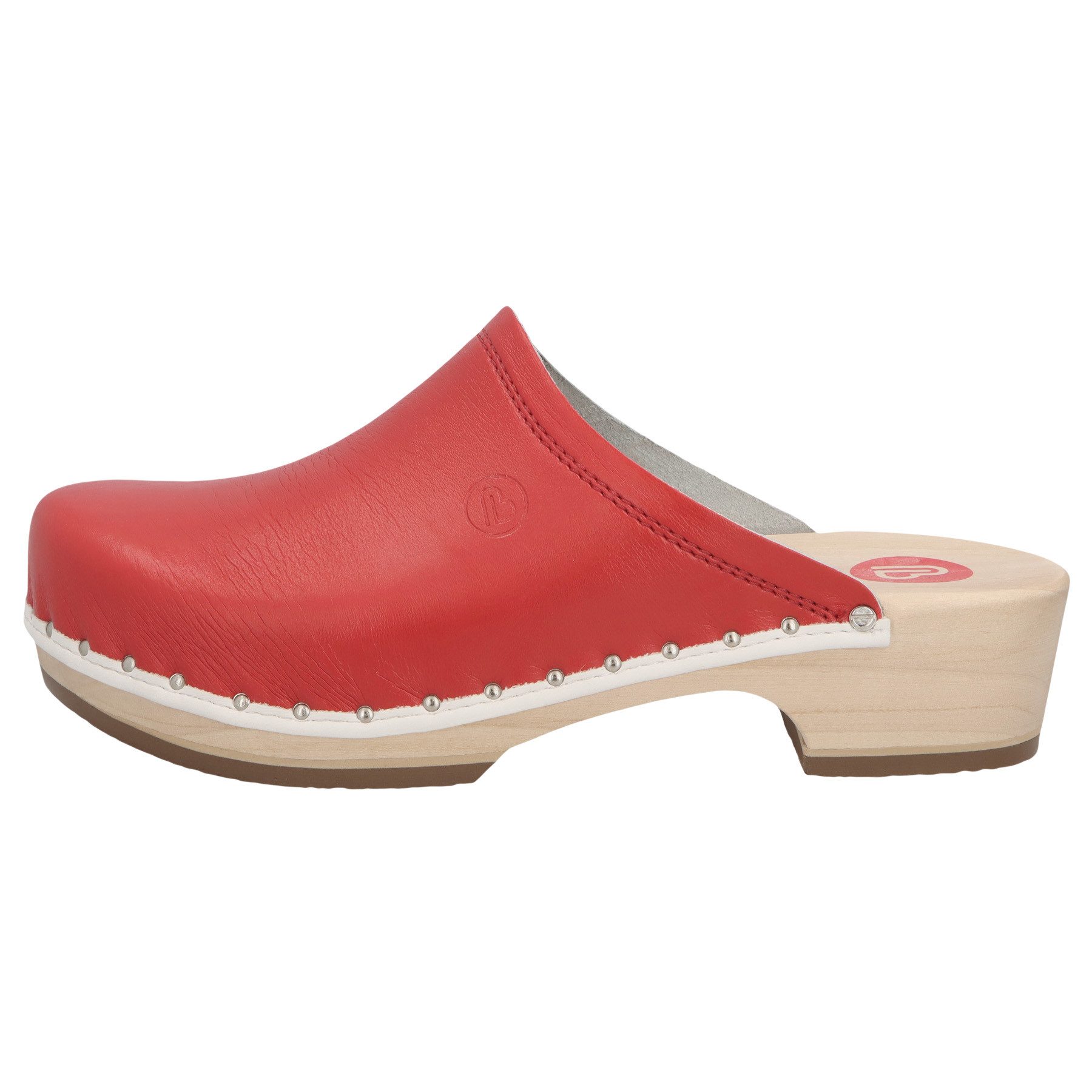 BERKEMANN Berkemann Erwachsene Holz Natur-Toeffler Clogs Led Schlappen