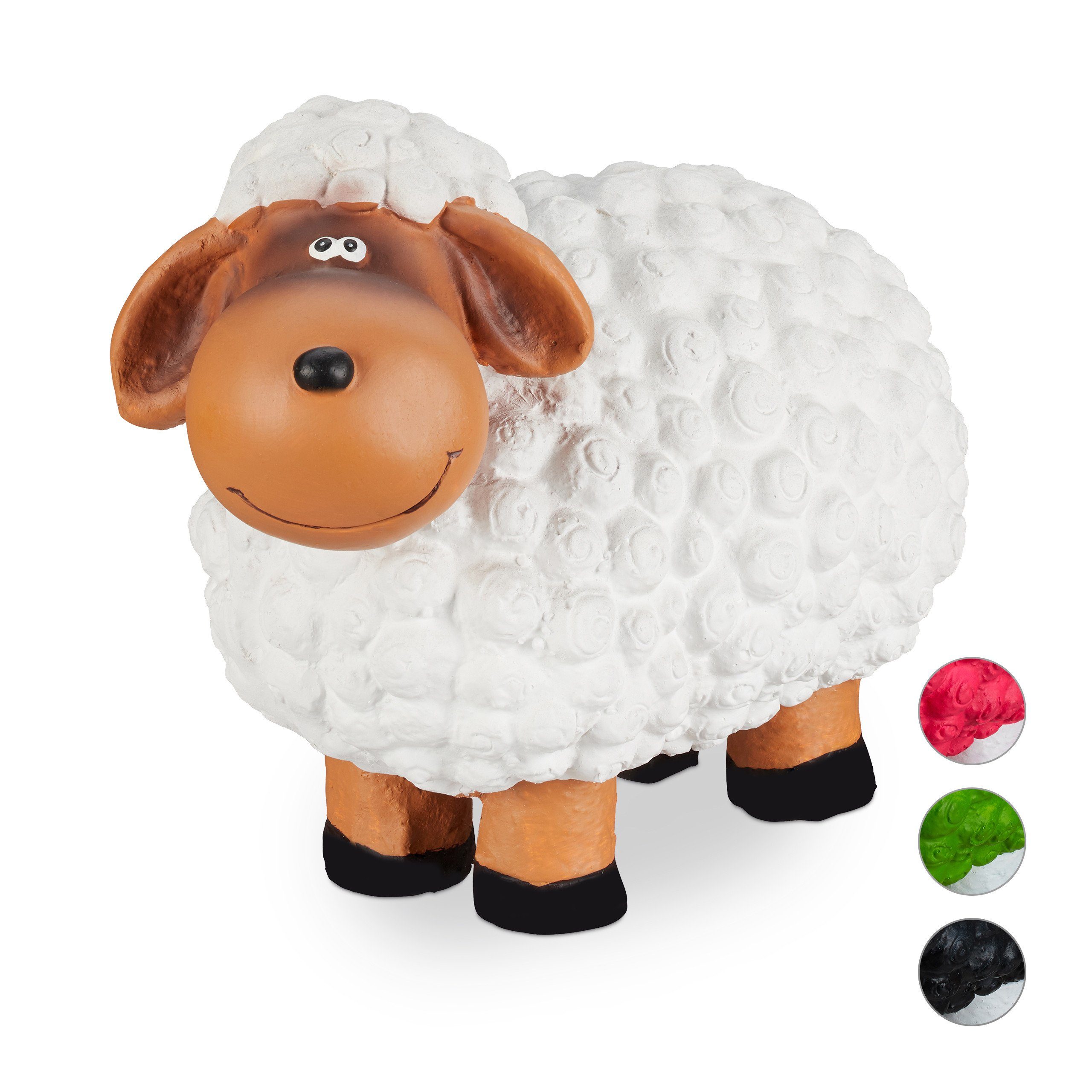 Stehendes Schaf Bauernhof Yard Tier Modell Spielzeug Figur HOME Dekor Handarbeit 