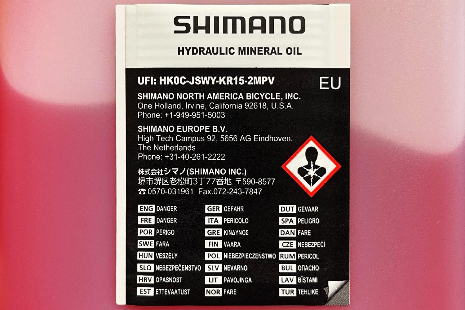 200ml Hydraulisches Shimano Scheibenbr SHIMANO für (1-St) Felgenbremse Bremsflüssigkeit Öl Mineral