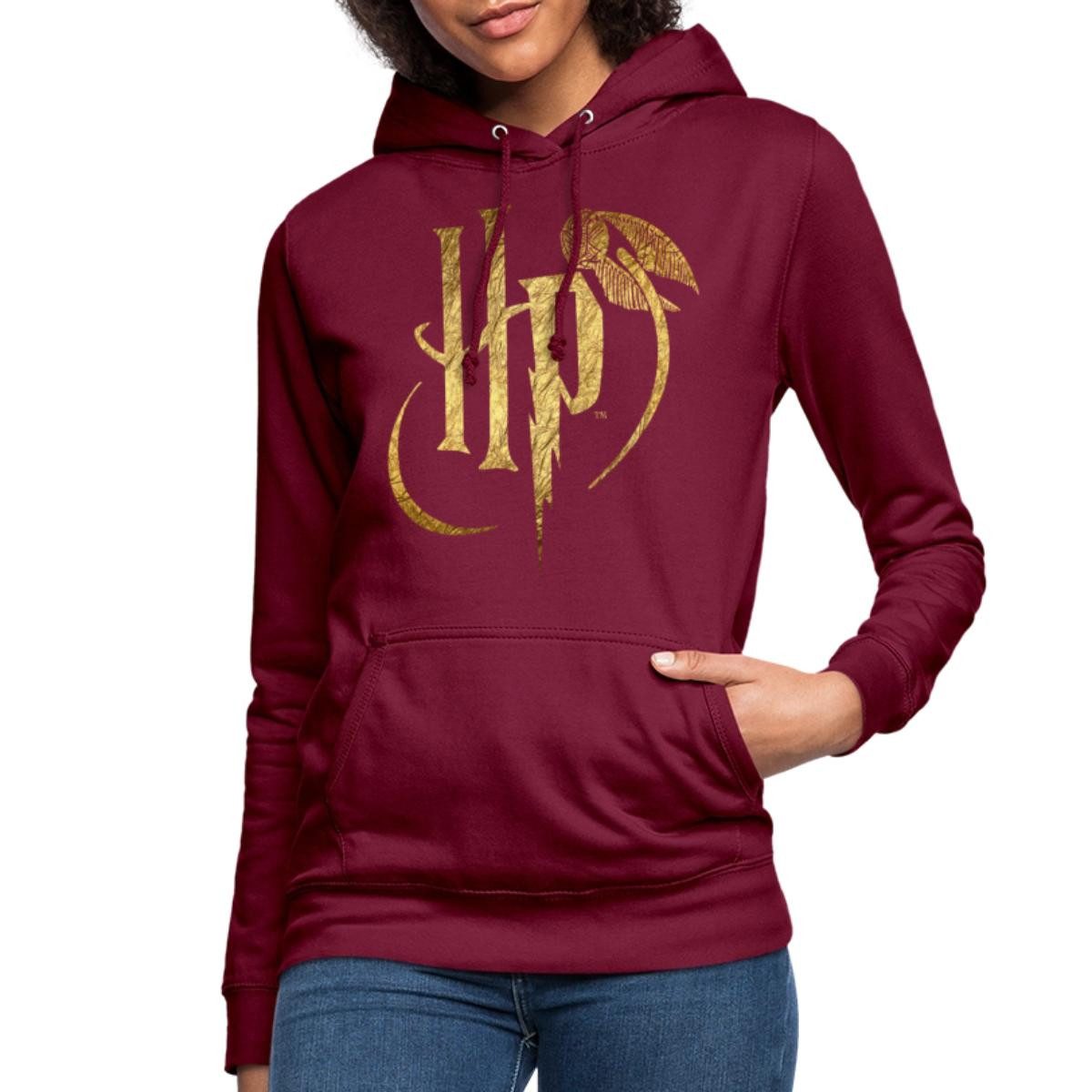 Spreadshirt Hoodie Harry Potter HP Logo günstig online kaufen