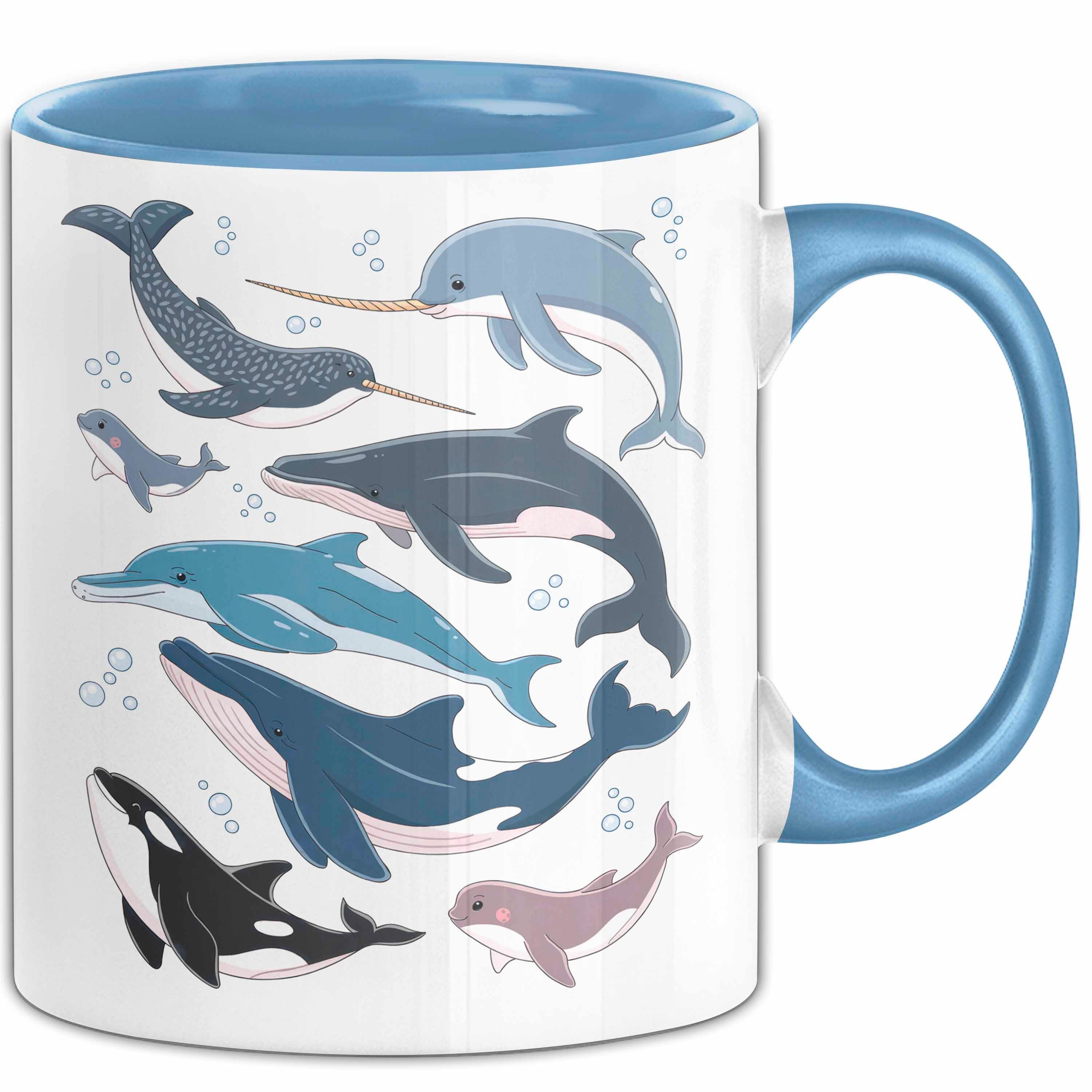 Tasse Wal Tier Tasse Geschenk Lustige Geschenkidee Spruch