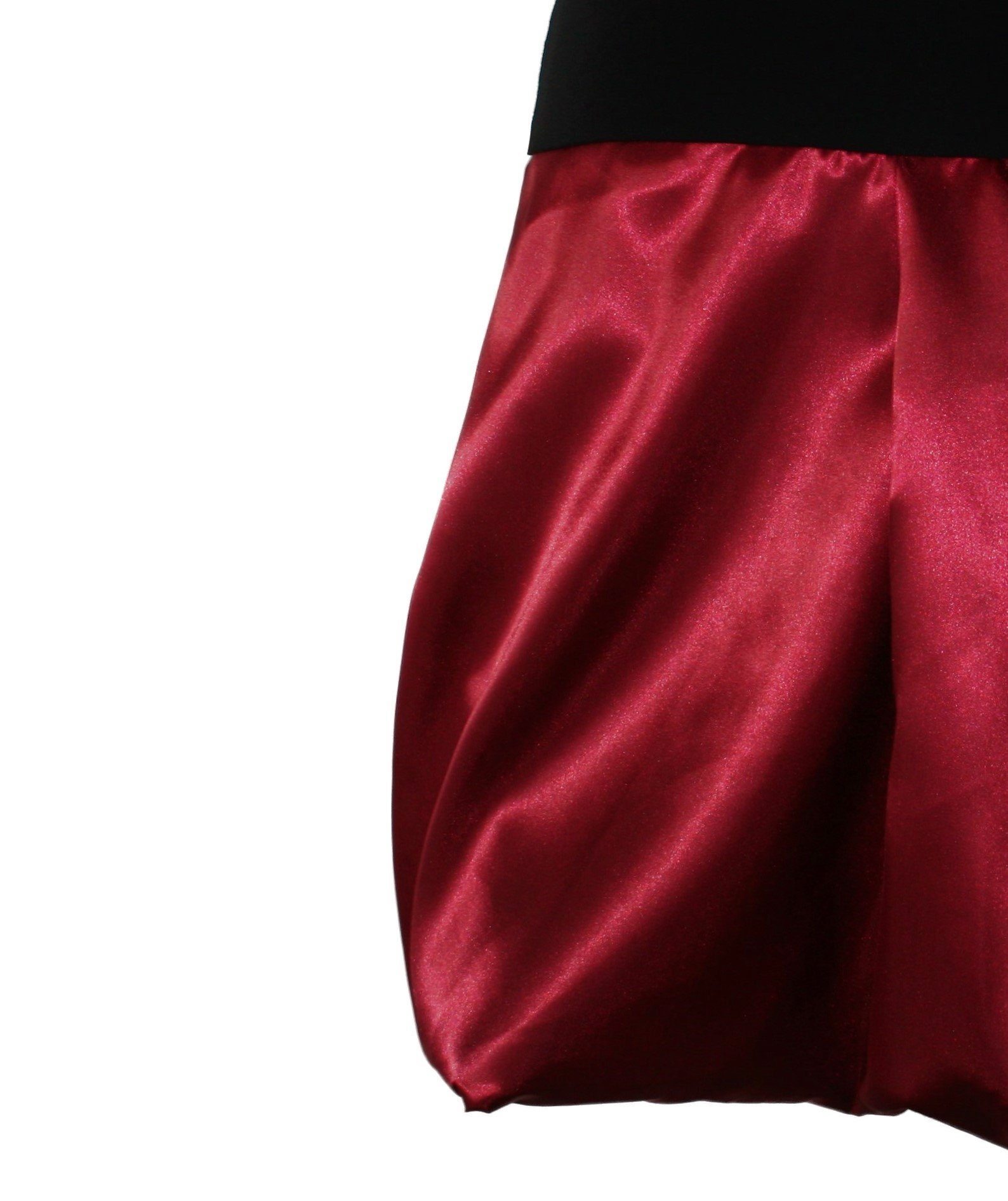 dunkle design Ballonrock Satin 51cm oder Mini 45cm Farbwahl elastischer Bun günstig online kaufen