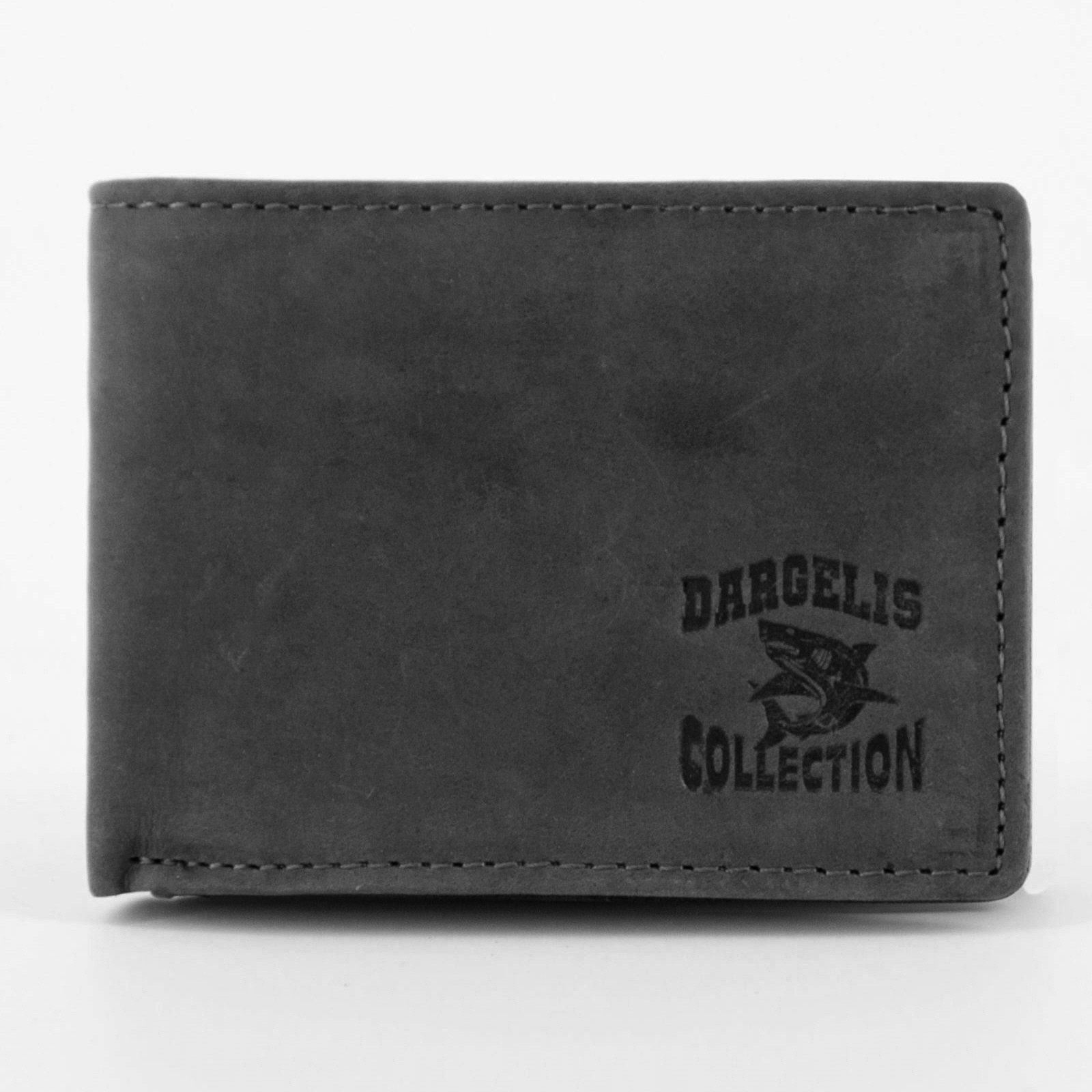 SHG Mini Geldbörse ⌂ Herren Leder Börse Portemonnaie Geldbeutel Brieftasche Münzfach (Echt-Leder Geldbörse, Herren Geld-Börse Damen Portemonnaie), RFID Schutz