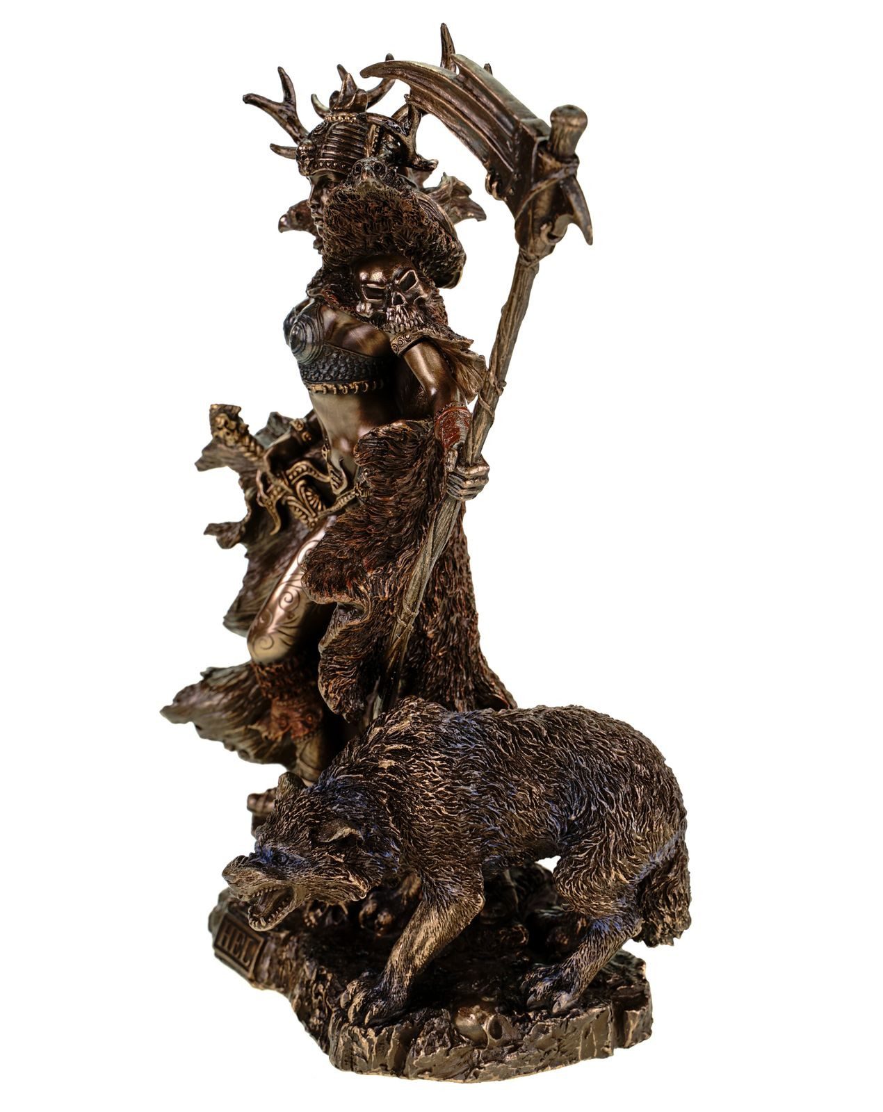 Vogler Dekofigur Hel nordische Göttin der Unterwelt mit Sichel Figur by Veronese