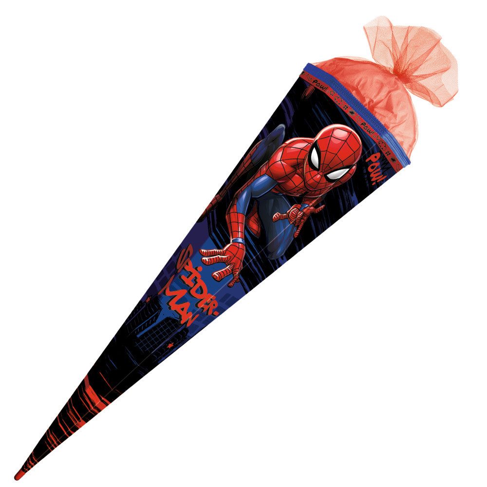 Roth Schultüte Roth Schultüte Marvel Spider-Man eckig Schutzspitze Tüllverschluss