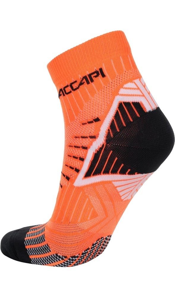 Accapi Laufsocken Quarter Running Touch orange/schwarz - 1 Paar günstig online kaufen