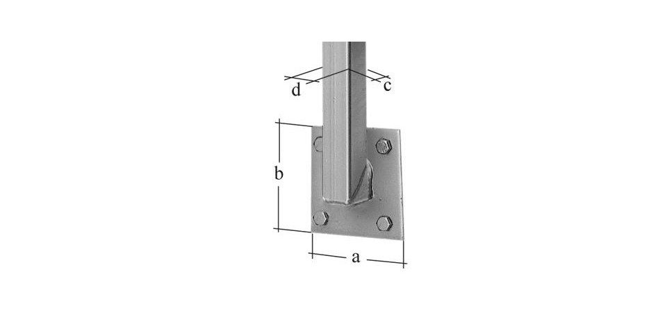 Alberts Столб забора Alberts Geländerpfosten universal 115 cm, 30 x 30