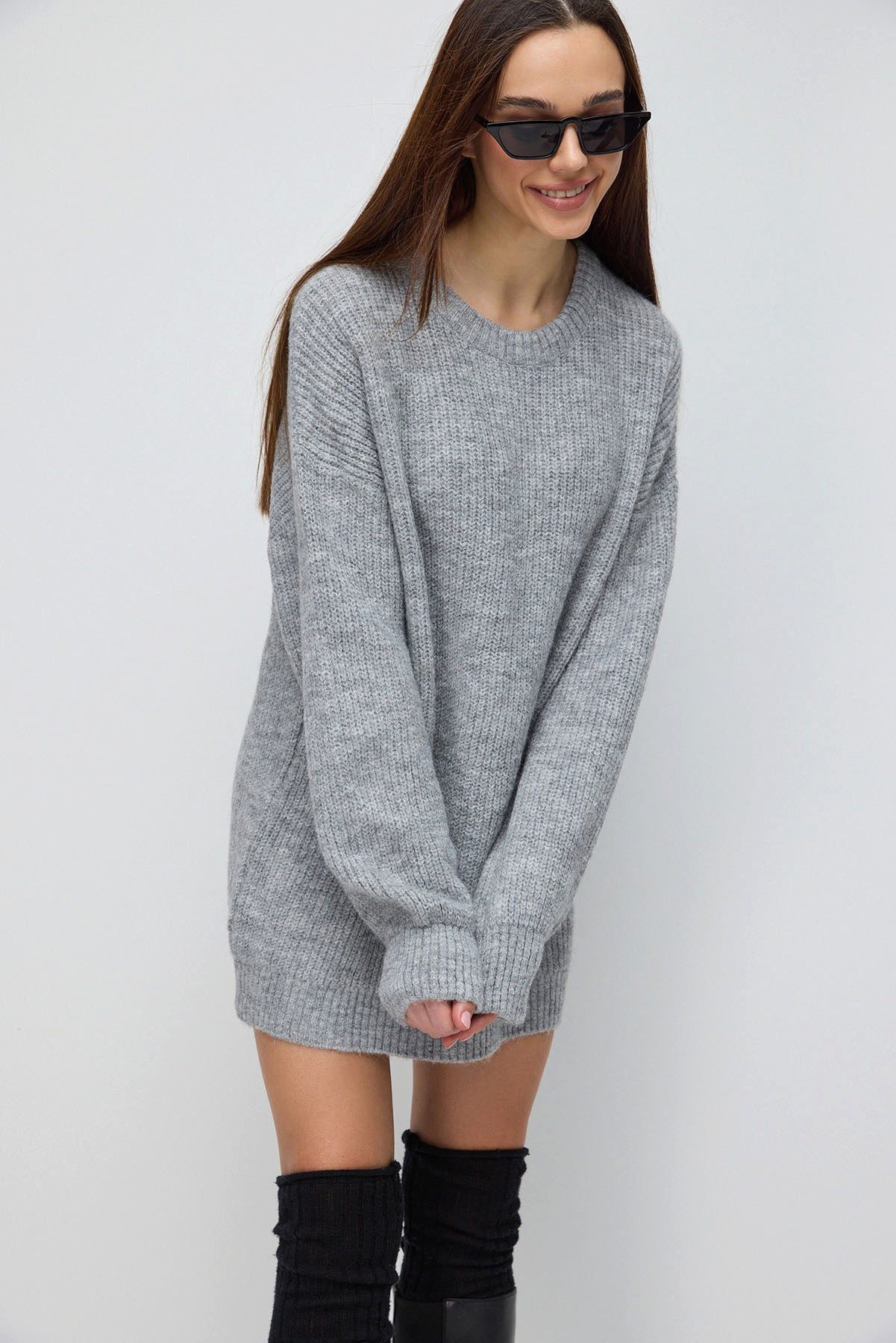 No Matter What Longpullunder Oversize-Strickpullover