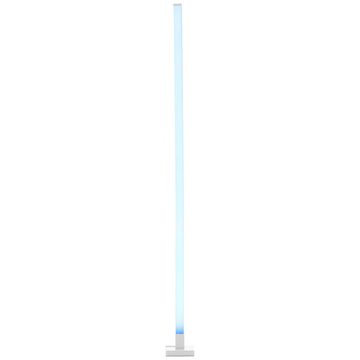 Brilliant Stehlampe Donetta, Dimmfunktion, Donetta LED Stehleuchte 1,5m weiß/RGB Metall/Glas weiß