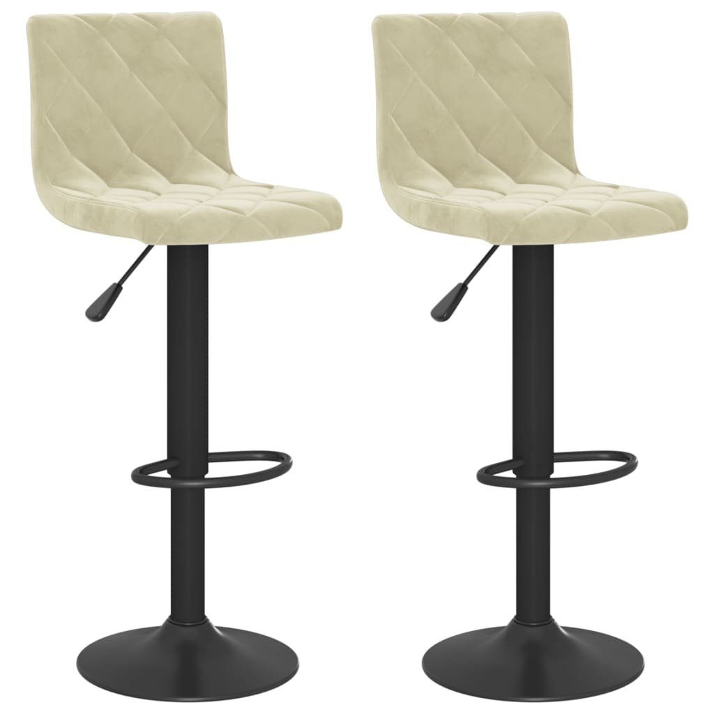 vidaXL Barhocker Barhocker 2 Stk. Creme günstig online kaufen