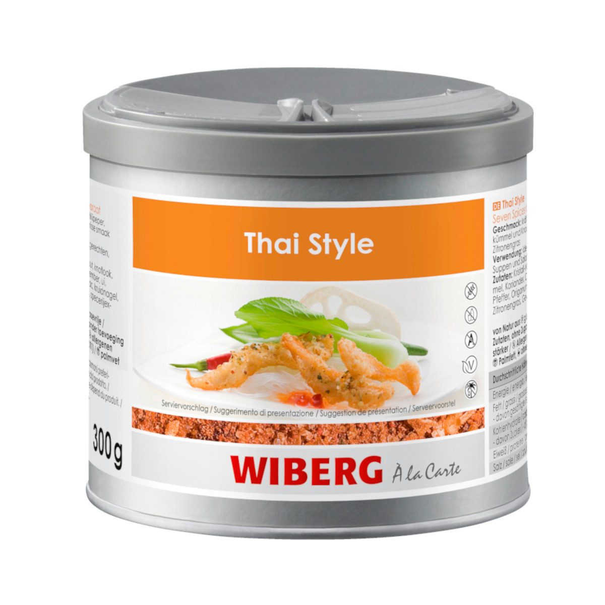 WIBERG Gewürz, Wiberg Thai Style Seven Spices aromatische Gewürzzubereitung 300g